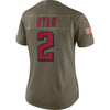 Image of Matt Ryan Atlanta Falcons Women's Salute to Service Limited Jersey - Olive 2019