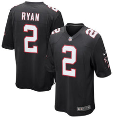 Matt Ryan Atlanta Falcons Youth Alternate Game Jersey - Black 2019