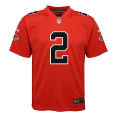 Matt Ryan Atlanta Falcons Youth Color Rush Game Jersey - Red 2019
