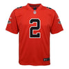 Image of Matt Ryan Atlanta Falcons Youth Color Rush Game Jersey - Red 2019