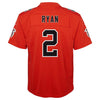 Image of Matt Ryan Atlanta Falcons Youth Color Rush Game Jersey - Red 2019
