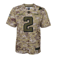 Matt Ryan Atlanta Falcons Youth Salute to Service Game Jersey - Camo 2019