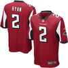 Image of Matt Ryan Atlanta Falcons Youth Team Color Game Jersey - Red 2019