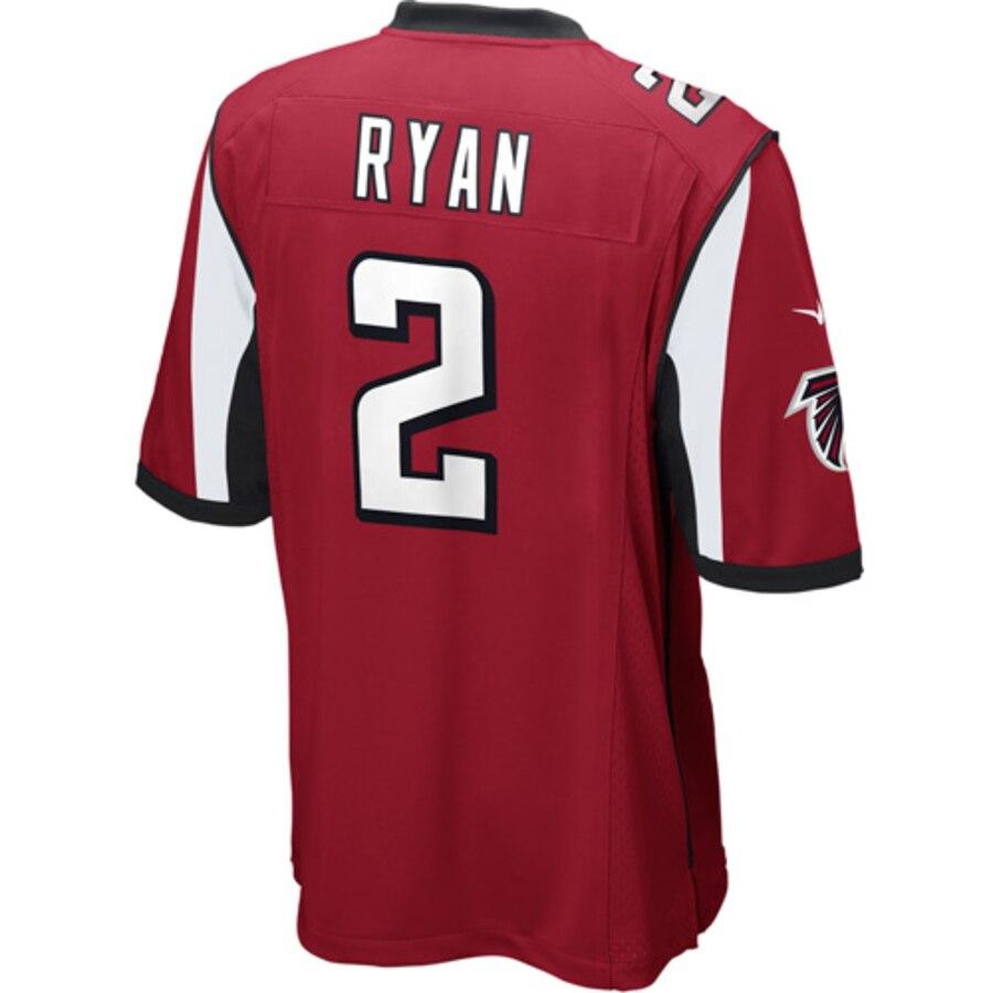 Matt Ryan Atlanta Falcons Youth Team Color Game Jersey - Red 2019