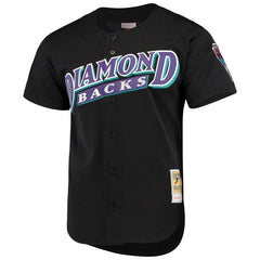 Matt Williams Arizona Diamondbacks Mitchell & Ness Cooperstown Collection Mesh Batting Practice Button-Up Jersey – Black 2019