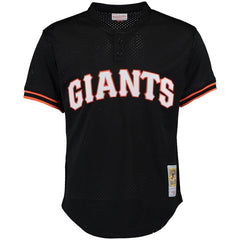 Matt Williams San Francisco Giants Mitchell & Ness Cooperstown Mesh Batting Practice Jersey - Black 2019