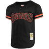 Image of Matt Williams San Francisco Giants Mitchell &amp; Ness Fashion Cooperstown Collection Mesh Batting Practice Jersey - Black 2019