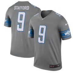 Matthew Stafford Detroit Lions Color Rush Legend Jersey - Steel 2019
