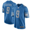 Image of Matthew Stafford Detroit Lions Game Jersey - Blue 2019