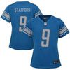 Image of Matthew Stafford Detroit Lions Girls Youth Game Jersey - Blue 2019