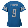 Image of Matthew Stafford Detroit Lions Girls Youth Game Jersey - Blue 2019