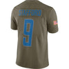 Image of Matthew Stafford Detroit Lions Salute To Service Limited Jersey - Olive 2019