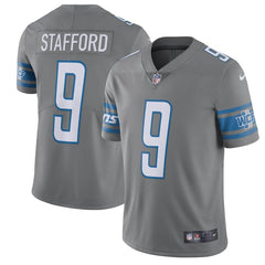 Matthew Stafford Detroit Lions Vapor Untouchable Color Rush Limited Player Jersey - Steel 2019
