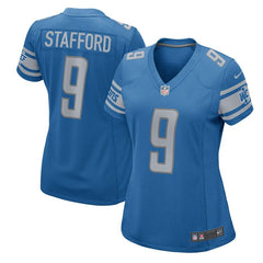 Matthew Stafford Detroit Lions Women's Game Jersey - Blue 2019