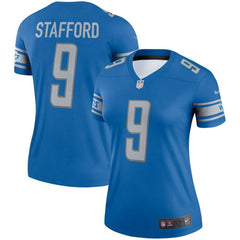 Matthew Stafford Detroit Lions Women's Legend Jersey – Blue 2019