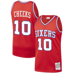 Maurice Cheeks Philadelphia 76ers Mitchell &amp; Ness 1982-83 Hardwood Classics Swingman Jersey – Red 2019