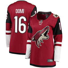 Max Domi Arizona Coyotes Women's Home Breakaway Player Jersey - Maroon 2019