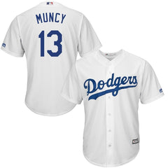 Max Muncy Los Angeles Dodgers Majestic Home Official Cool Base Player Jersey - White 2019