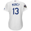 Image of Max Muncy Los Angeles Dodgers Majestic Women's World Series Cool Base Player Jersey – White 2019