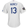 Image of Max Muncy Los Angeles Dodgers Majestic World Series Cool Base Player Jersey – White 2019