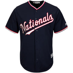 Max Scherzer Washington Nationals Majestic Alternate Official Cool Base Replica Player Jersey - Navy 2019