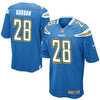 Image of Melvin Gordon III Los Angeles Chargers Alternate Game Jersey - Powder Blue 2019