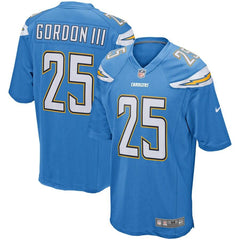 Melvin Gordon Los Angeles Chargers Game Player Jersey - Powder Blue 2019