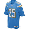 Image of Melvin Gordon Los Angeles Chargers Game Player Jersey - Powder Blue 2019