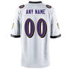 Image of Men's Baltimore Ravens Customized White Game Jersey 2019