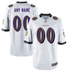 Image of Men's Baltimore Ravens Customized White Game Jersey 2019