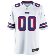 Men's Buffalo Bills Customized Game White Jersey 2019