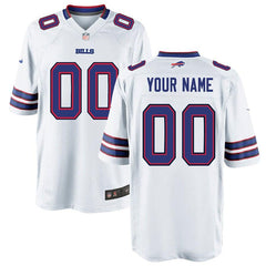 Men's Buffalo Bills Customized Game White Jersey 2019