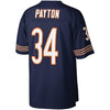 Image of Mens Chicago Bears Walter Payton Mitchell &amp; Ness Navy 1985 Retired Player Vintage Replica Jersey 2019