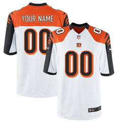 Men's Cincinnati Bengals Customized Game White Jersey 2019