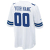 Image of Men's Dallas Cowboys Customized Game White Jersey 2019