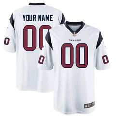 Men's Houston Texans Customized Game White Jersey 2019