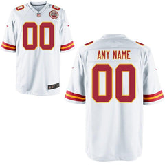 Men's Kansas City Chiefs Customized White Game Jersey 2019