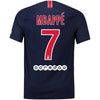 Image of Men's Kylian Mbappe Navy Paris Saint-Germain Home Jersey 2019