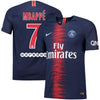 Image of Men's Kylian Mbappe Navy Paris Saint-Germain Home Jersey 2019