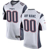 Image of Men's New England Patriots Customized Game Away Jersey 2019