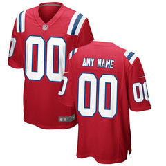 Men's New England Patriots Customized Throwback Game Jersey 2019