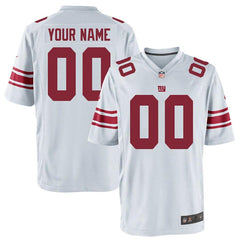 Men's New York Giants Customized Game White Jersey 2019