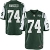 Image of Men's New York Jets Nick Mangold Team Color Game Jersey- 2019