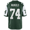 Image of Men's New York Jets Nick Mangold Team Color Game Jersey- 2019