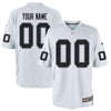 Image of Men's Oakland Raiders Customized Game White Jersey 2019