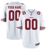 Image of Men's San Francisco 49ers Customized Game White Jersey 2019