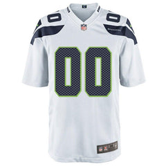 Men's Seattle Seahawks Customized Game White Jersey 2019