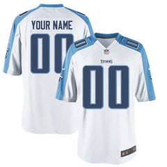 Men's Tennessee Titans Customized Game White Jersey 2019