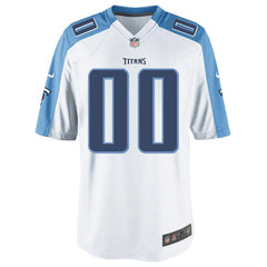 Men's Tennessee Titans Customized Game White Jersey 2019