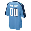 Image of Men's Tennessee Titans Light Blue Custom Alternate Jersey 2019